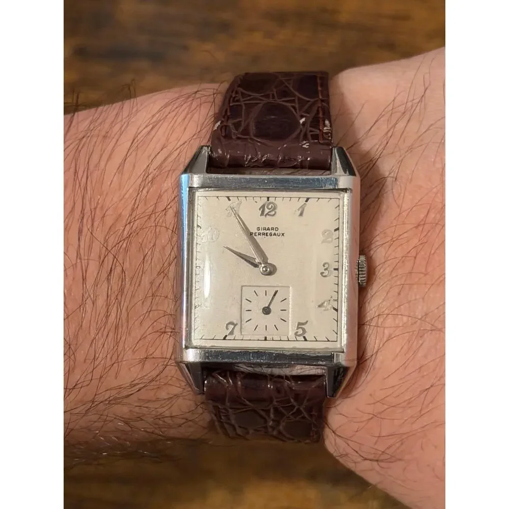 Girard-Perregaux Rectangular Manual Wind Watch Small Seconds